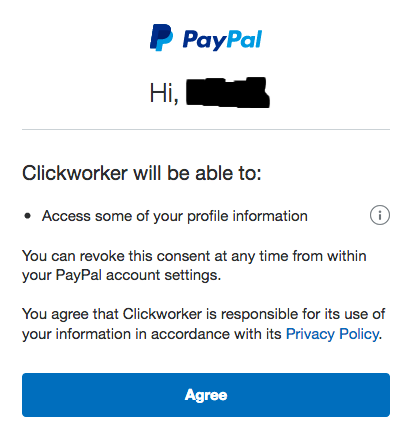 PayPal validation button 2