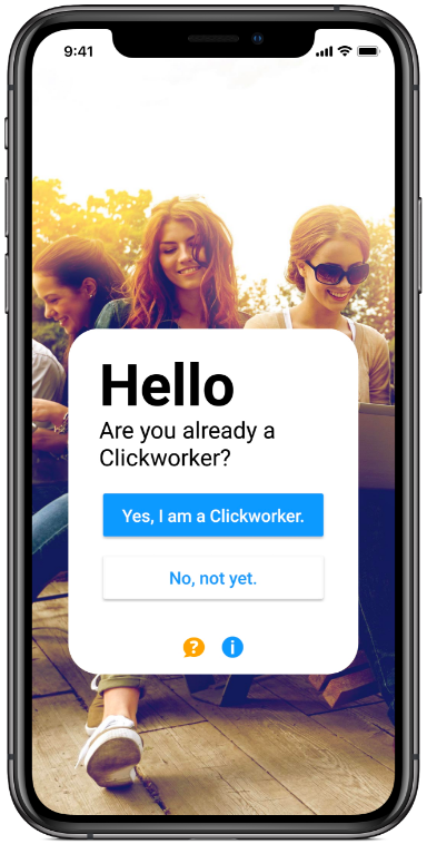 Clickworker App Signin