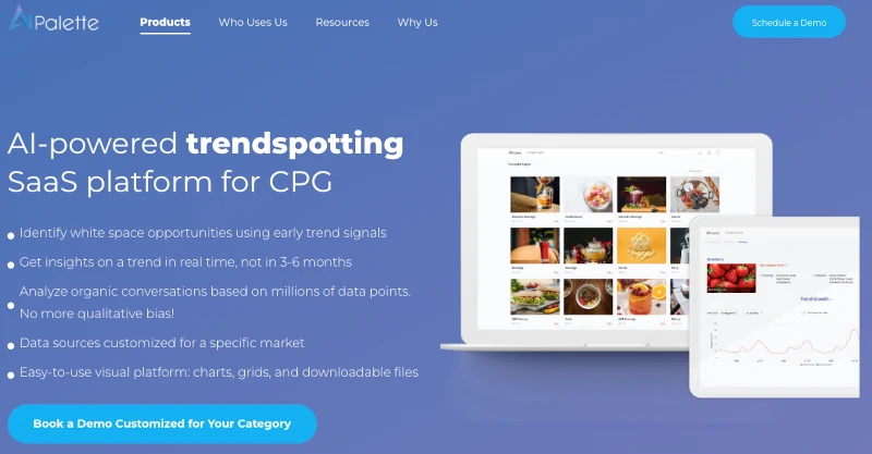 AIPalette: KI-gestützte Trendspotting SaaS-Plattform für CPG