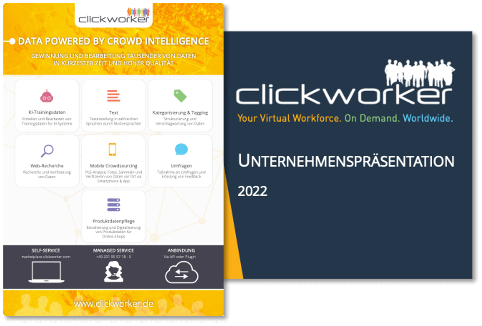 clickworker Unternehmensinformationen clickworker Unternehmensinformationen
