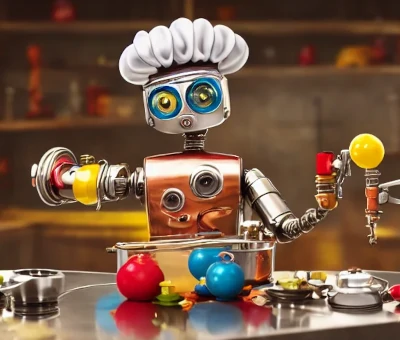 Robot cooking Food