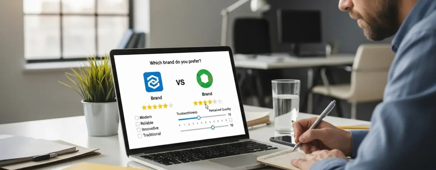 Umfrage-Tool für Markenforschung